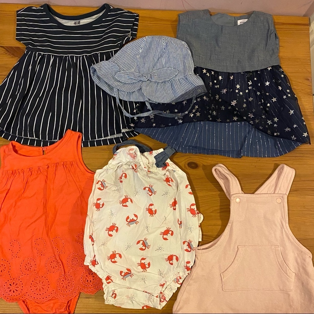 Assorted dresses 3-6m
